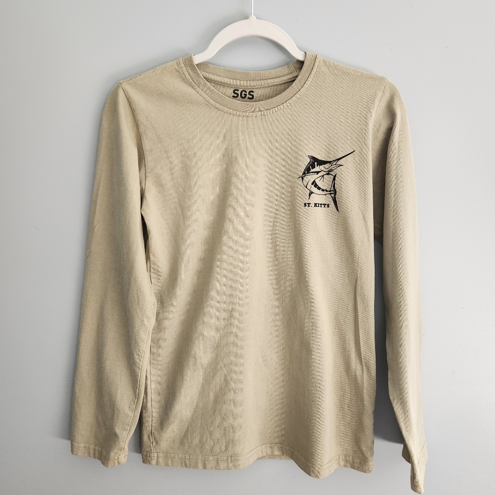 Kid's St. Kitts West Indies Long Sleeve Tshirt